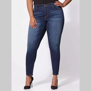 New fashion to figure plus size jeans 24